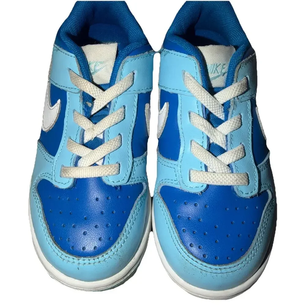 Nike Dunk Low Retro QS TDE TD Size 10 Argon Blue Flash White Sneaker SRS